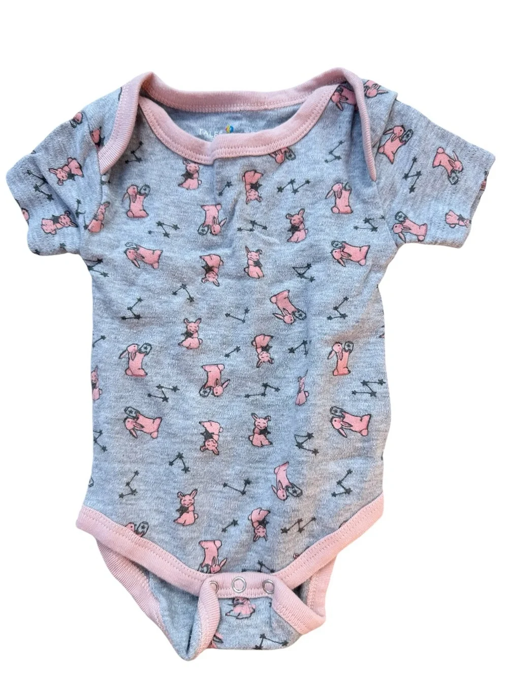 Short sleeve onesie bodysuit lot (various brands) size 0-3 months Disney, stars